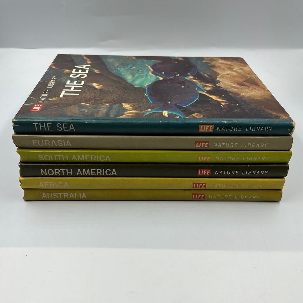 Vintage‎ LIFE Nature Library 6 Volumes Sea Eurasia South & North America Africa